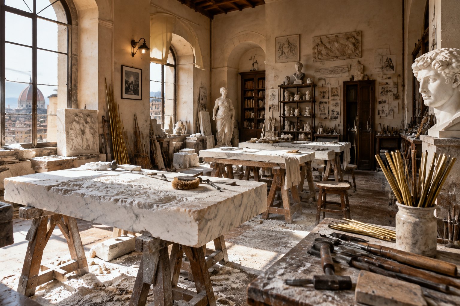 ORSOLIVA atelier near Florence